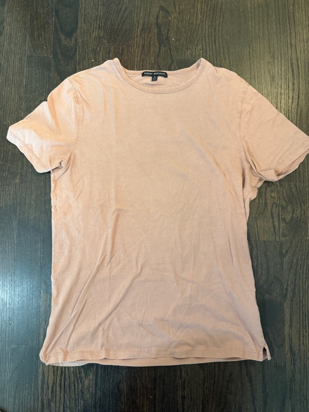 Robert Barakett Men's Short Sleeve Crew Tee in Tan